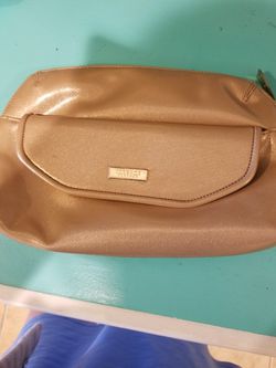 Versace gold makeup bag