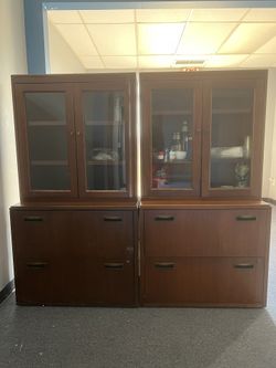 Wooden Credenza 3 Pieces