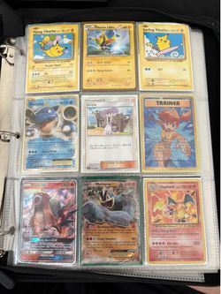 Pokemon cards Plus binder and sleeves