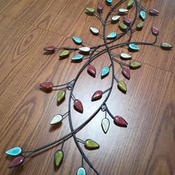 Metal And Stone Hanging Artwork 