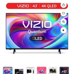 43in Vizio QLED Tv Smart New