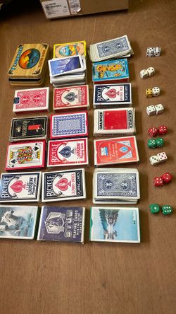 18 Decks If Cards And Dice
