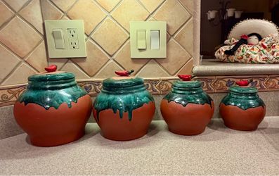 Stoneware Canister set