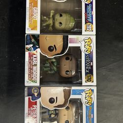 Marvel Pop Figure 3 Character Lot 