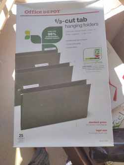 1/3- Cut Tab Hanging Folders 