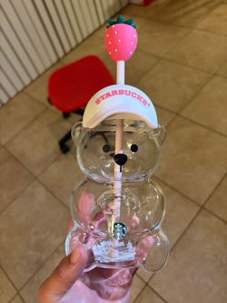 Starbucks Pink Drink Bearista Cup *Authentic*