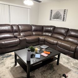 Leather Sofa 