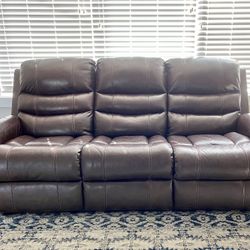 Dual Power Recliner Sofa 