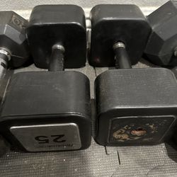 25 Pounds Of Dumbbell Two Sets 