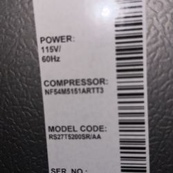 Samsung Refrigerator French Doors