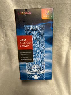 Litehaus 45 Lumens 8.5 in. H Multi-color LED Touch Lamp