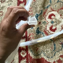 Frameless Glass Shower Door Seal Strip with Drip Rail