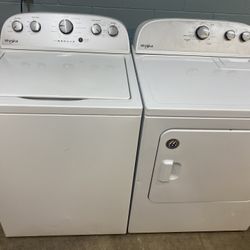 Whirlpool Washer And Dryer Large Capacity 30 Day Warranty