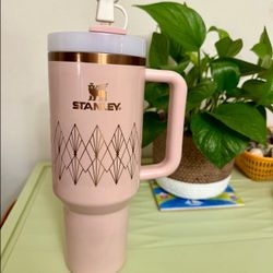 AUTHENTIC Stanley 40 oz Quencher H2.0 – Blush Gold- RARE LIMITED EDITION COLOR