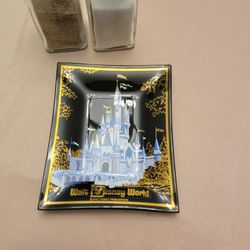 Walt Disney World Cinderella Castle Glass Plate 