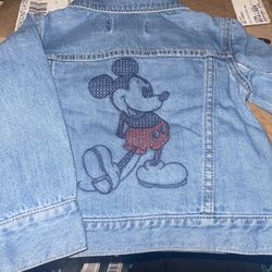 Micky Mouse Jean Jacket. 