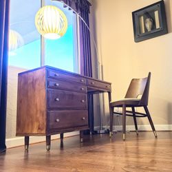 Item is still available!!! MCM desk with chair