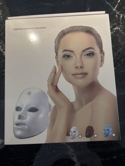 7-Color Facial Mask, Rechargeable Light Care Mask for Face, At-Home Beauty Device