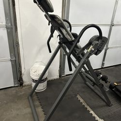 Innova Inversion Table with Adjustable Headrest, Reversible Ankle Holders, and 300 lb Weight Capacity