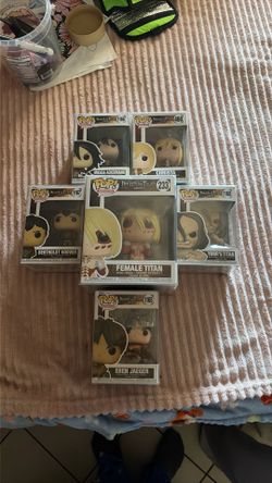 Attack on titan Funko pops