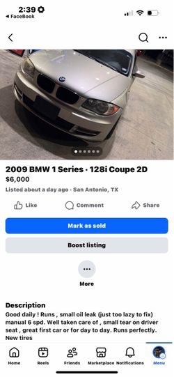 2009 BMW 128i