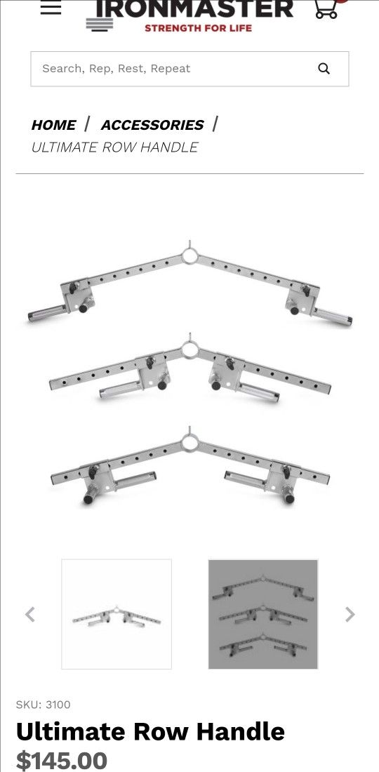 Ironmaster Ultimate Row Handle