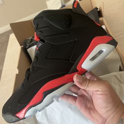 New Air Jordan 6 Retro Infrared Size 13
