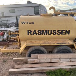 500 Gallon Rasmussen Water Trailer