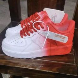 CUSTOM NIKE AIR FORCE 1 LOW WITH - STYLE ROPE LACES NEW