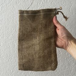 74 New Burlap Gift Bags With Drawstring