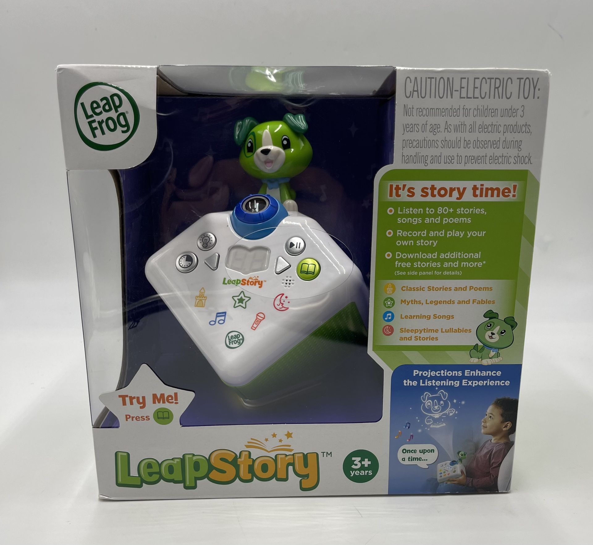 LeapFrog LeapStory Toy New Storytime Projector Nightlight Leap Frog Story