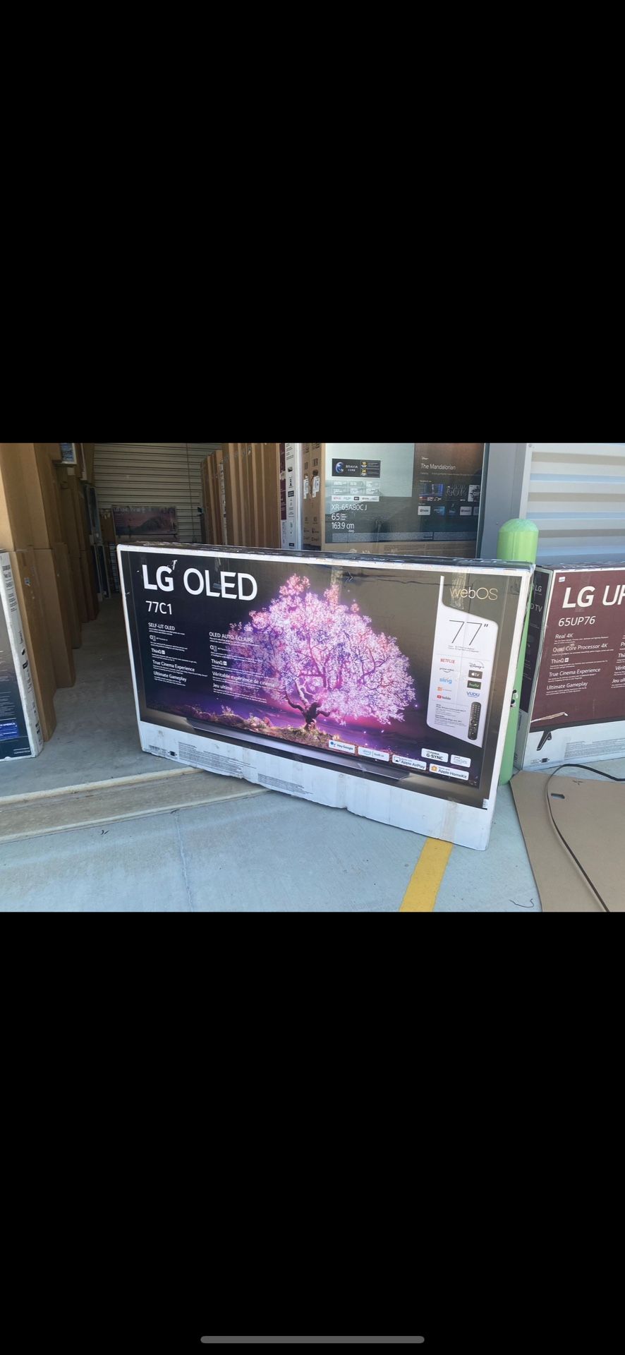 77c1 77” Lg Smart 4K OLED HDR Tv