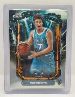 Kon Knueppel Topps Cosmic Chrome RC Basketball Card
