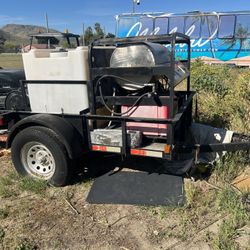 Hot Water Pressure Washing Trailer 
