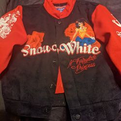 Little Girls Snow White Leather Jacket 
