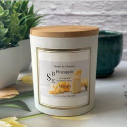 Pineapple Mango Soy Candles 14oz 