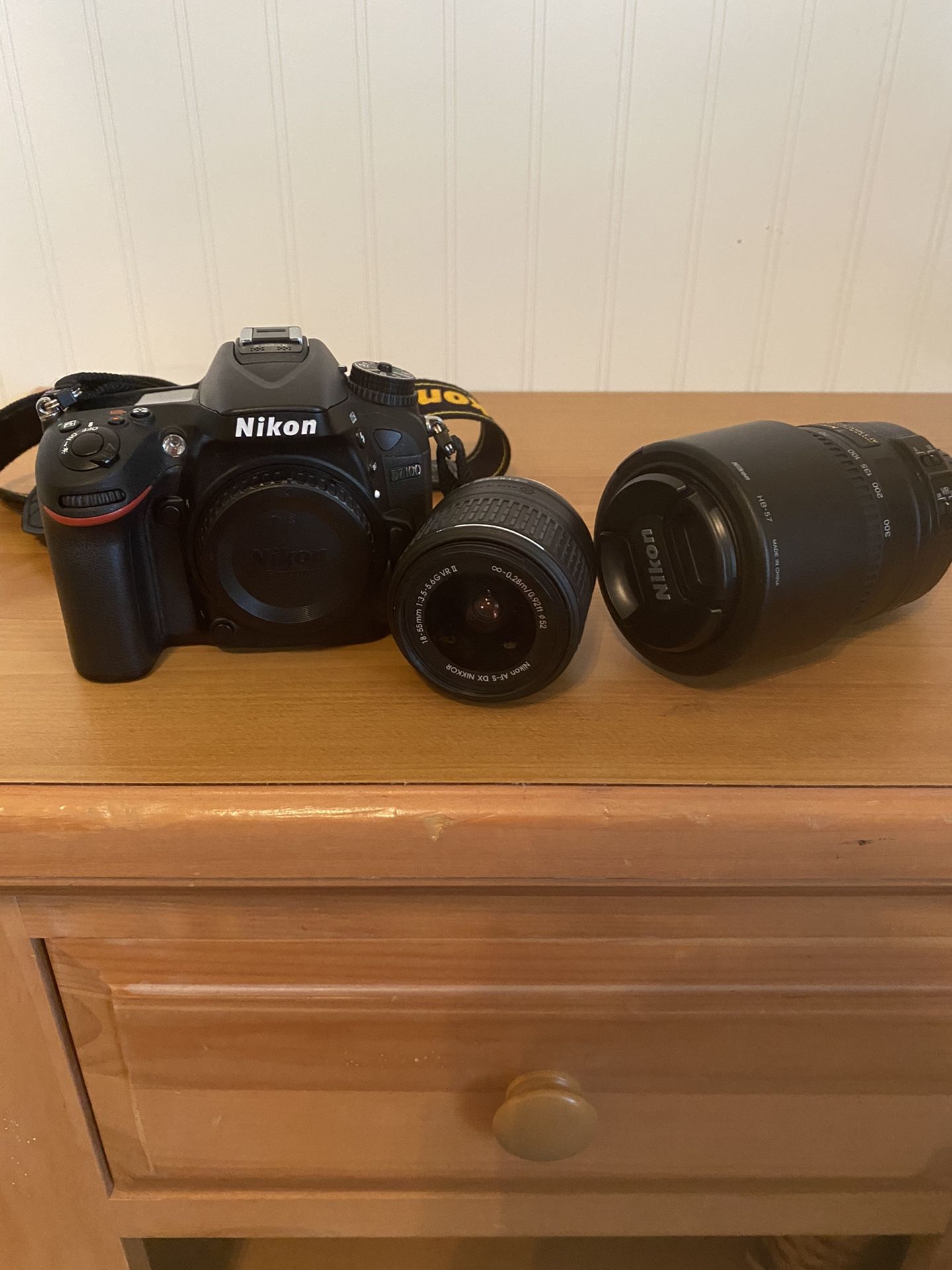 Nikon D7100 professional camera and equipment