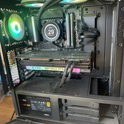 High End Gaming Pc W/ Monitors, Keyboard, Mic 
