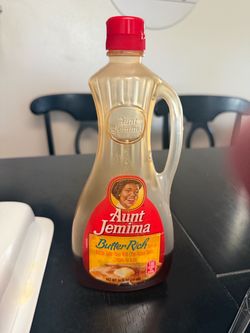 Rare aunt Jemima syrup bottle