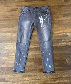 Purple. Jeans