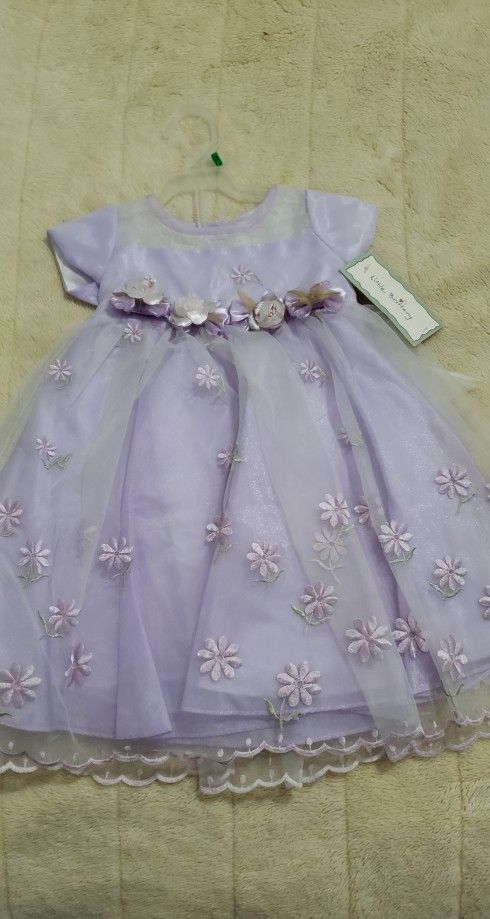 Girls Size 3 New Light Purple Dress!