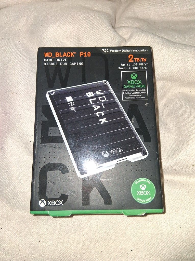 Xbox One 2TB Game Drive (Brand New)