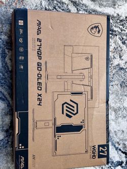 Brand New Sealed MSI MAG 274QP QD-OLED X24 27” 240Hz Gaming Monitor – $370 FIRM