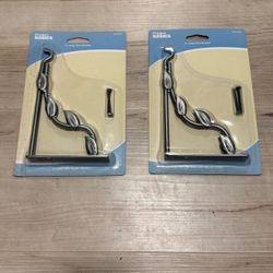 NEW 2 Project Basics 6" Leafy Plant Bracket Set New decorative plant bracket