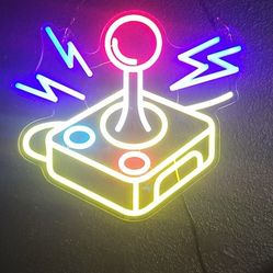 LED Neon Arcade Controller Sign