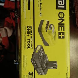 Ryobi One 18 Volt Starter Kit 