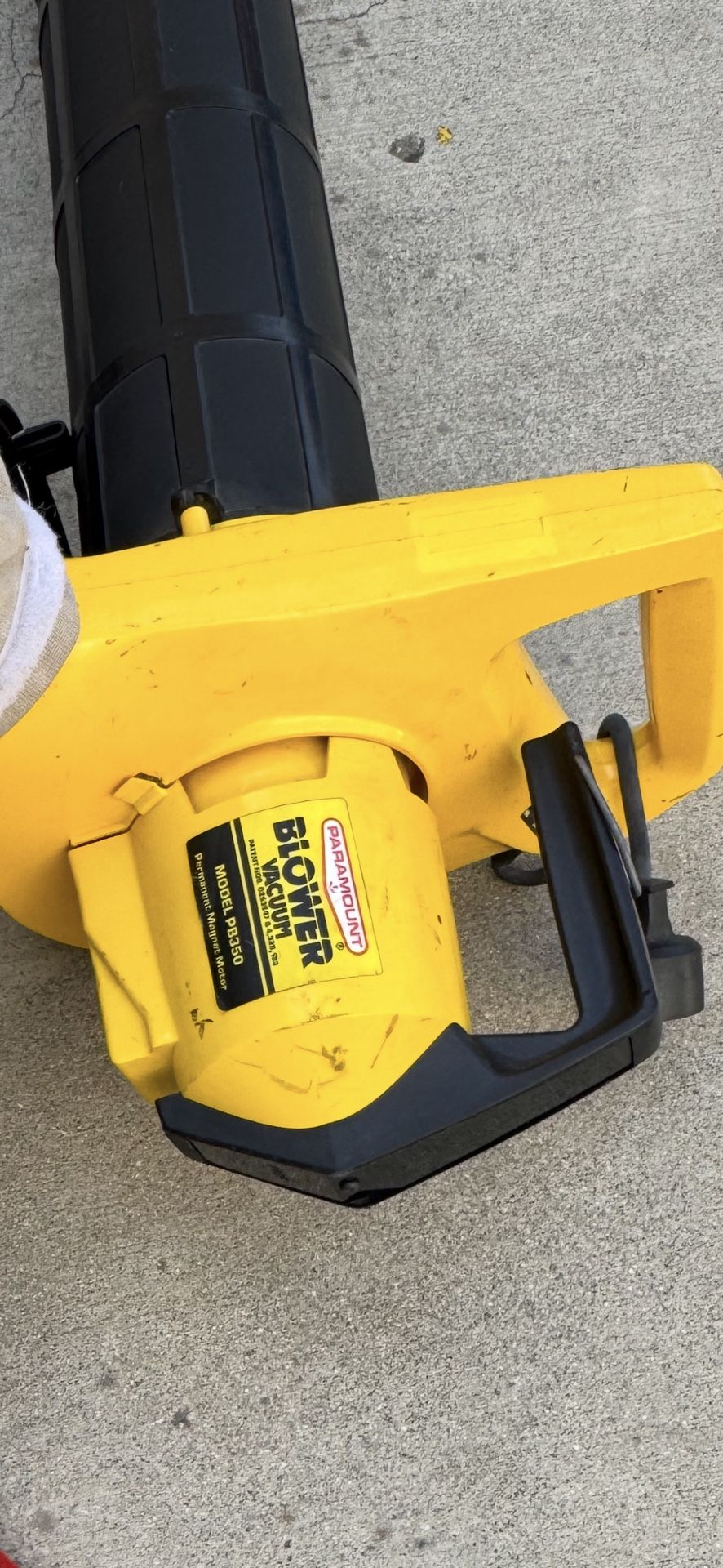 Paramount PB350 Leaf Blower Vac Electric 