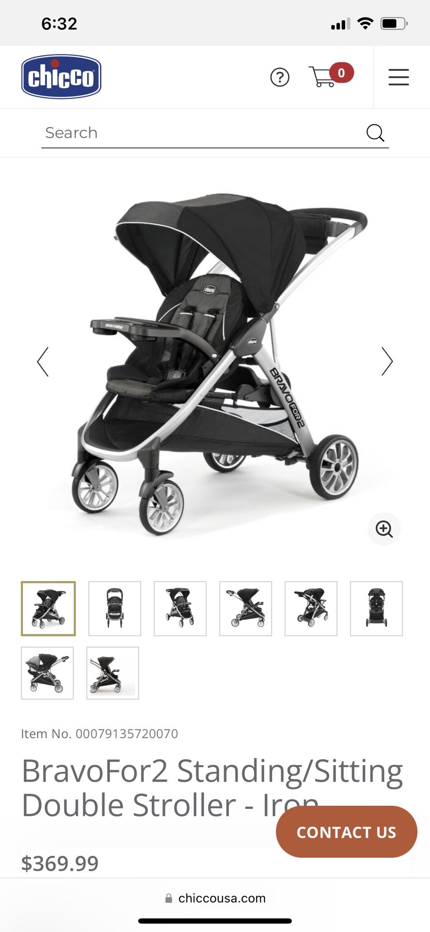 Chicco Bravo For Two Stroller