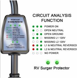 50 amp Waterproof Surge Protector for RV