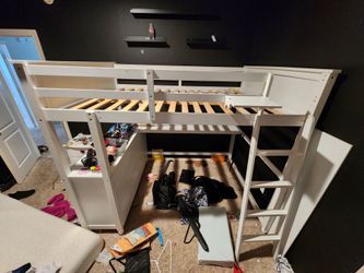 Bed dresser desk